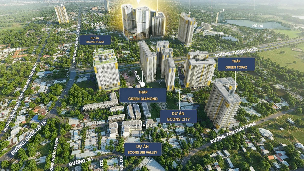 Công ty CP Địa Ốc Bcons là chủ đầu tư nhiều dự án chung cư trên địa bàn TP Hồ Chí Minh. Ảnh: CĐT.