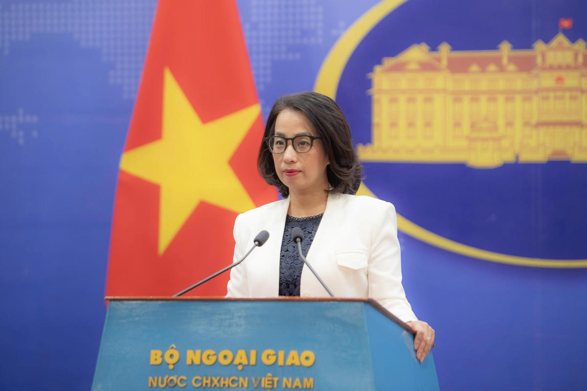 Việt Nam đề nghị các bên liên quan thực hiện nghiêm túc và đầy đủ Tuyên bố về ứng xử của các bên ở Biển Đông
