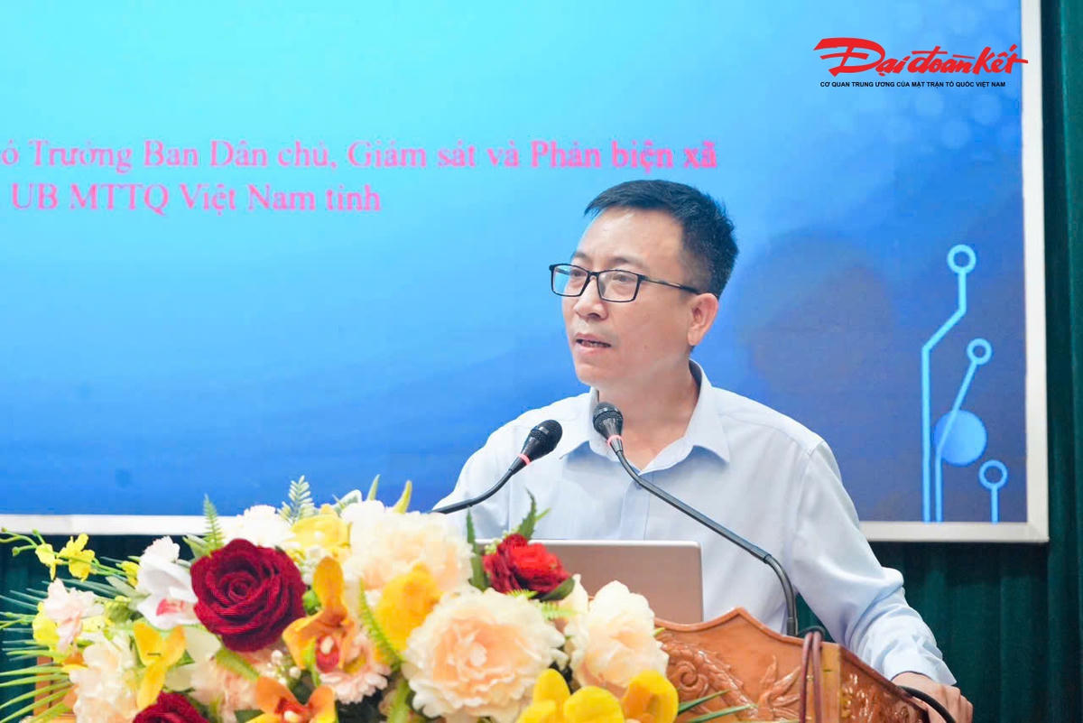 MTTQ Việt Nam tỉnh Hà Tĩnh trang bị kiến thức cho cán bộ cơ sở