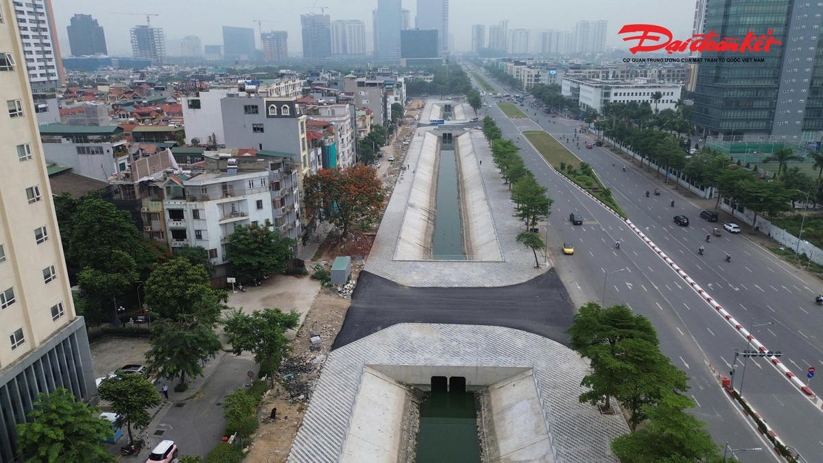 Tuyến đường kết nối Tây Hồ Tây "thay da đổi thịt" sau dự án chống ngập
