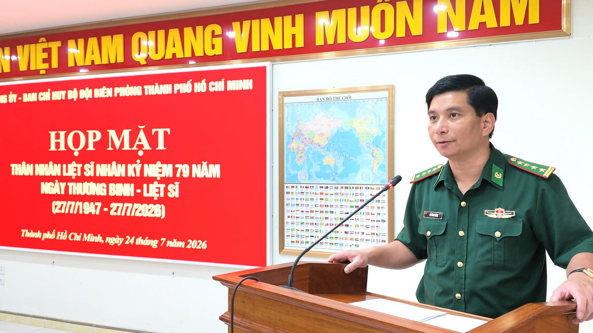 TP Hồ Chí Minh: Bộ đội Biên phòng tri ân gia đình liệt sĩ