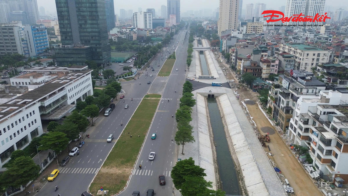 Tuyến đường kết nối Tây Hồ Tây "thay da đổi thịt" sau dự án chống ngập