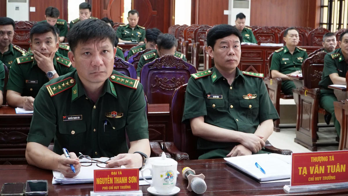 Thượng tá Tạ Văn Tuân - Chỉ huy trưởng Ban Chỉ huy BĐBP tỉnh Cao Bằng chỉ đạo nhiều nội dung liên quan công tác biên phòng trong tháng 7.