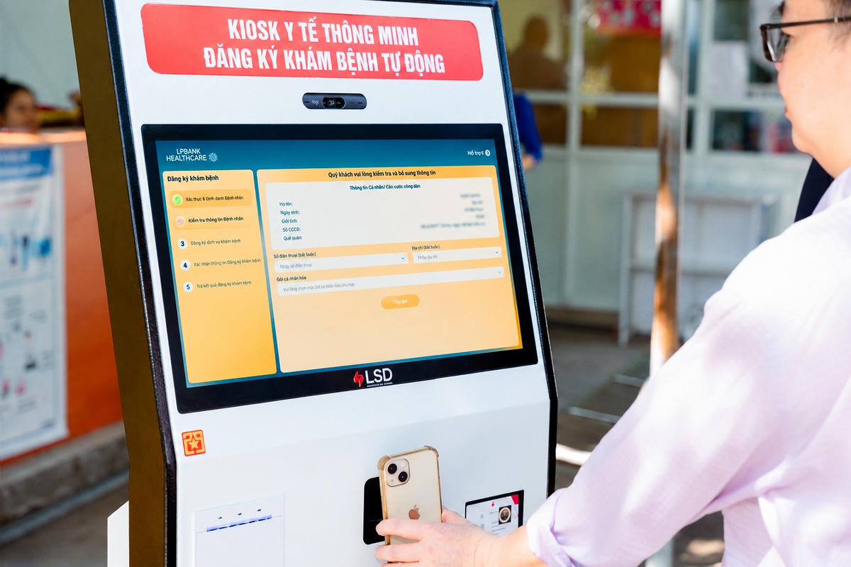 Việc đưa vào sử dụng Kiosk y tế thông minh sẽ giúp rút ngắn thời gian chờ đợi, giảm thủ tục hành chính