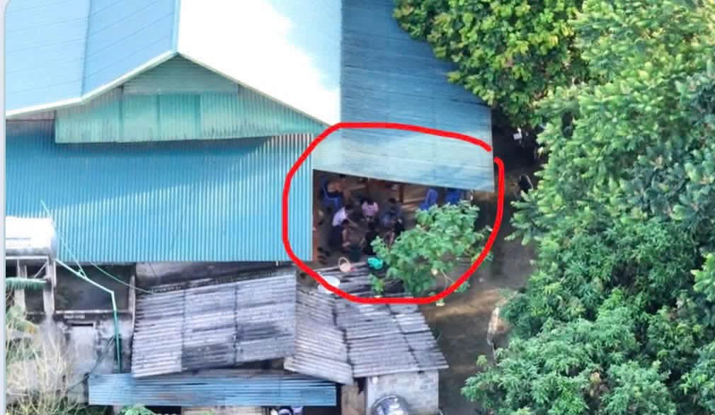 Hình ảnh do "mắt thần" soi được. Ảnh: Công an xã Văn Bàn.