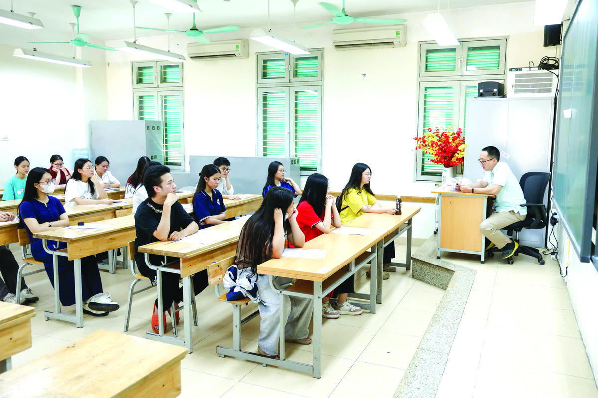 Thí sinh dự kỳ thi tốt nghiệp THPT 2026. Ảnh: Quang Vinh.