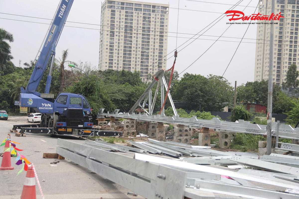 Ba trạm bơm dọc Đại lộ Thăng Long sắp "hợp lực", tăng tốc tiêu úng phía Tây Hà Nội