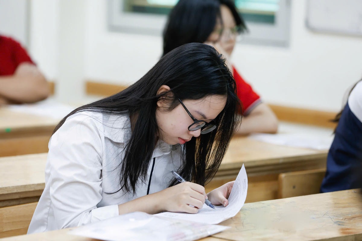 Thí sinh dự thi tốt nghiệp THPT 2026 (ảnh: Quang Vinh) 