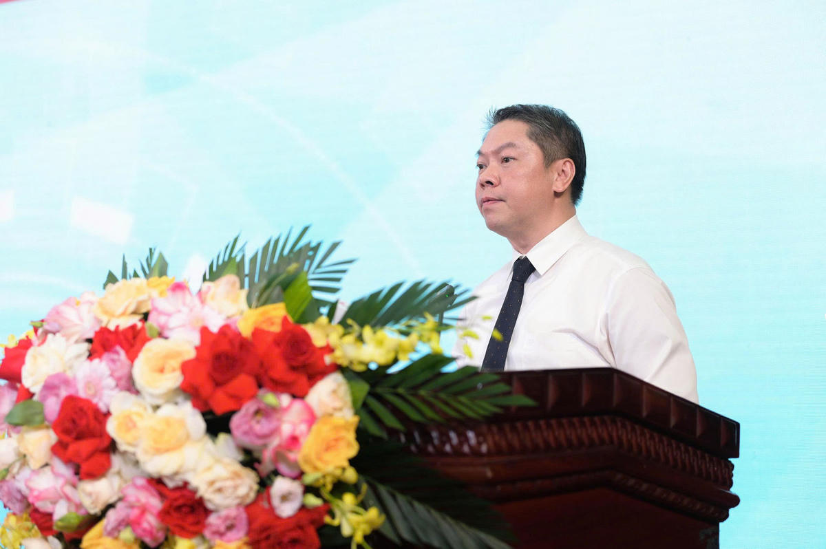 Đồng chí Đoàn Thanh Sơn - Tỉnh ủy viên, Phó Chủ tịch UBND tỉnh Lạng Sơn phát biểu tại buổi lễ