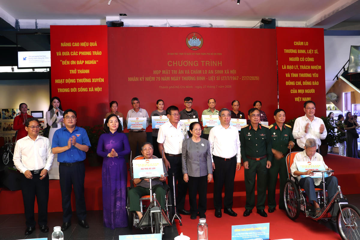 TP Hồ Chí Minh cụ thể hóa chính sách chăm lo người có công với cách mạng