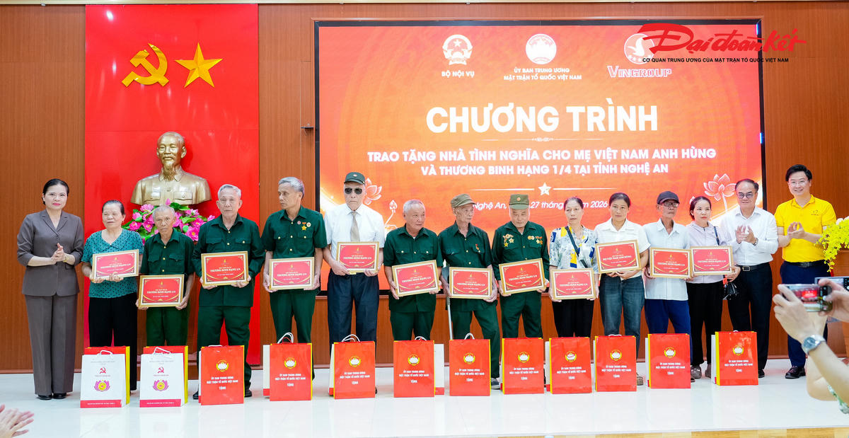 Sau Nghệ An, chương trình sẽ tiếp tục được triển khai trên phạm vi cả nước, phấn đấu hoàn thành vào dịp kỷ niệm 80 năm Ngày Thương binh - Liệt sĩ (27/7/1947 - 27/7/2027). Ảnh: Điền Bắc