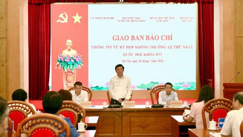 Kỳ họp không thường lệ lần thứ nhất của Quốc hội khóa XVI khai mạc vào sáng 3/8