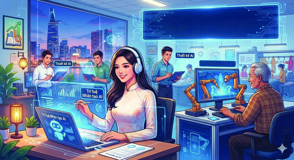 AI đang tái định hình thị trường lao động Việt Nam
