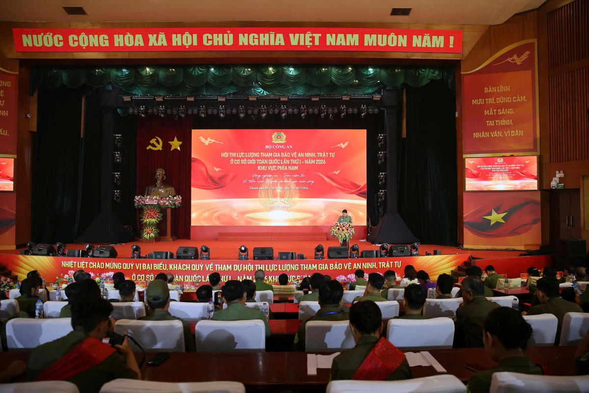 17 đội tuyển tham gia Hội thi lực lượng tham gia bảo vệ an ninh, trật tự ở cơ sở giỏi toàn quốc khu vực phía Nam