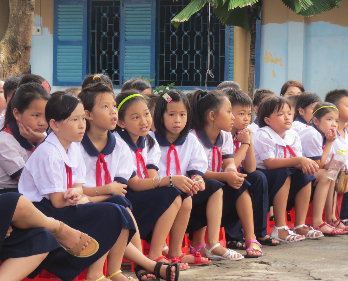 Toàn bộ học sinh trên địa bàn TPHCM sẽ được miễn học phí ở năm học 2026-2027. Ảnh: Đ.Xá.