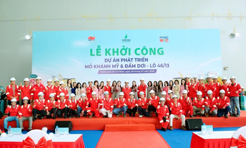 Khởi công dự án Phát triển Mỏ Khánh Mỹ và Đầm Dơi, Lô 46/13