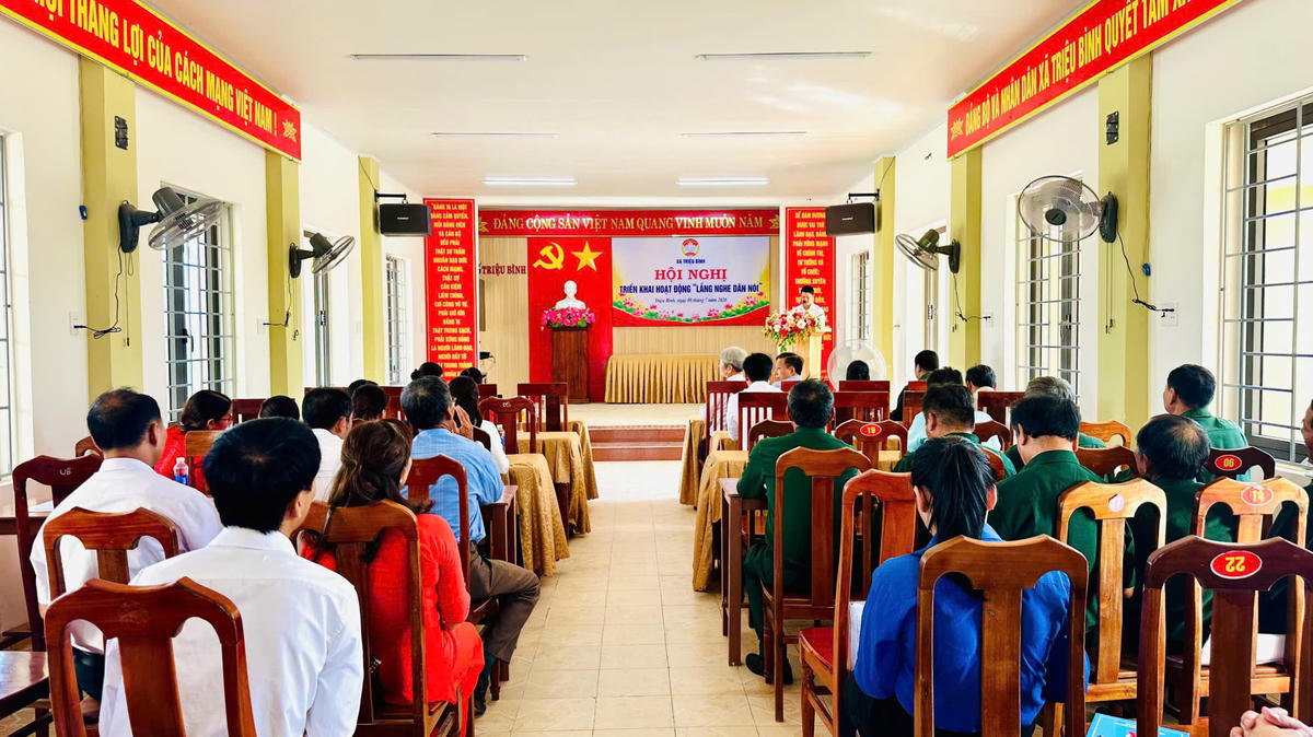 Mô hình Lắng nghe dân nói tại Quảng Trị.
