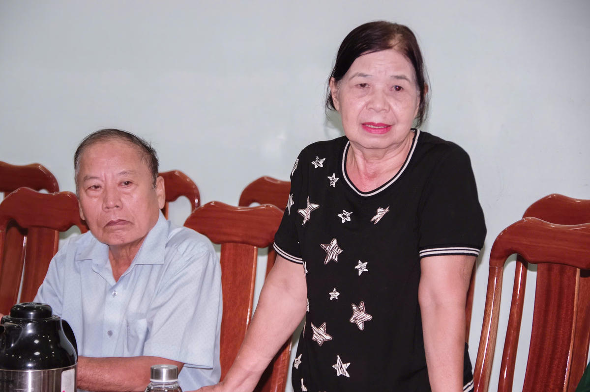 Nhân chứng cung cấp thông tin. Ảnh: CH.