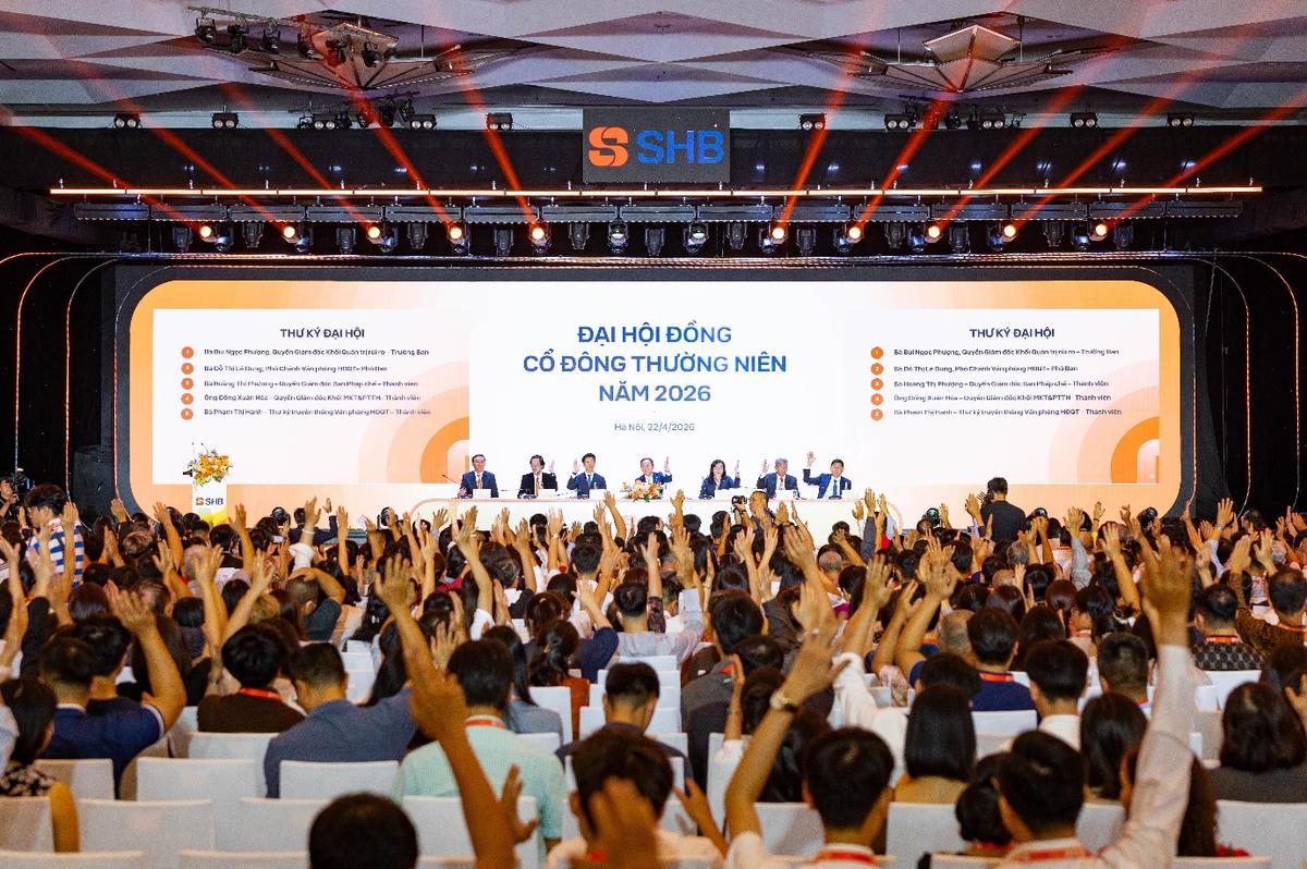 Đại hội cổ đông SHB ghi nhận số lượng người tham dự kỷ lục.