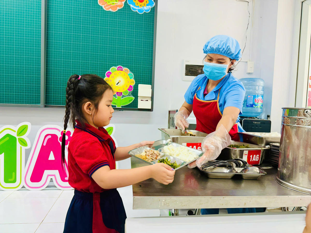 Học sinh Trường Tiểu học Vĩnh Tuy. Ảnh: Lê Nguyễn