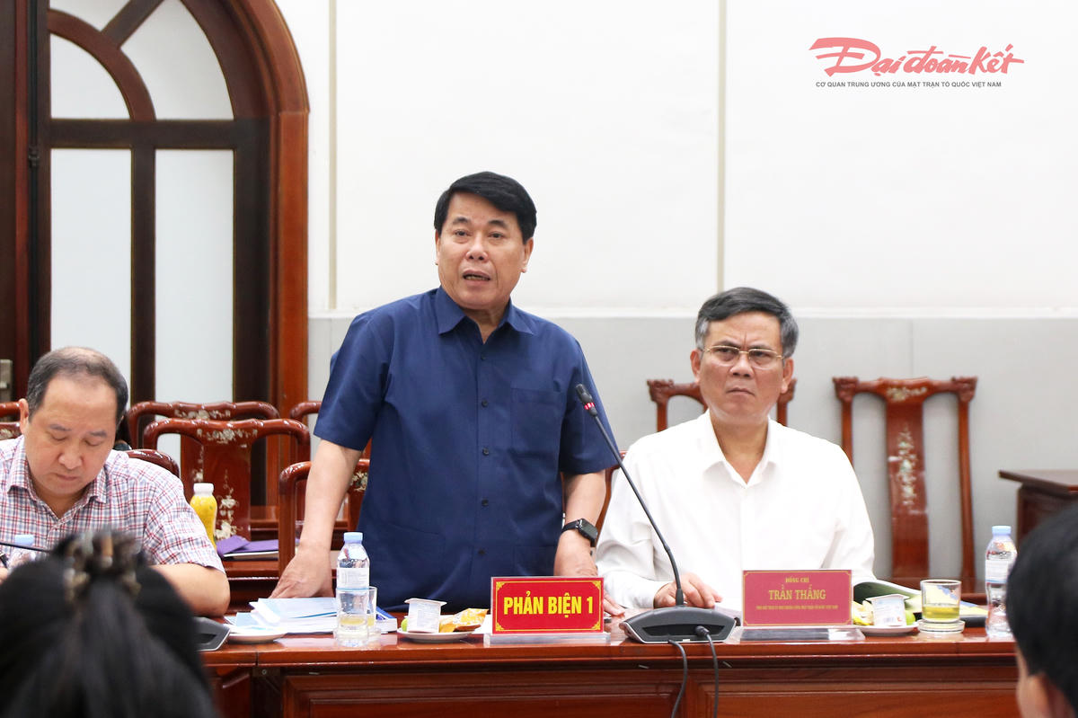 Nghiệm thu đề tài khoa học cấp bộ về nghiên cứu xây dựng chiến lược đại đoàn kết toàn dân tộc