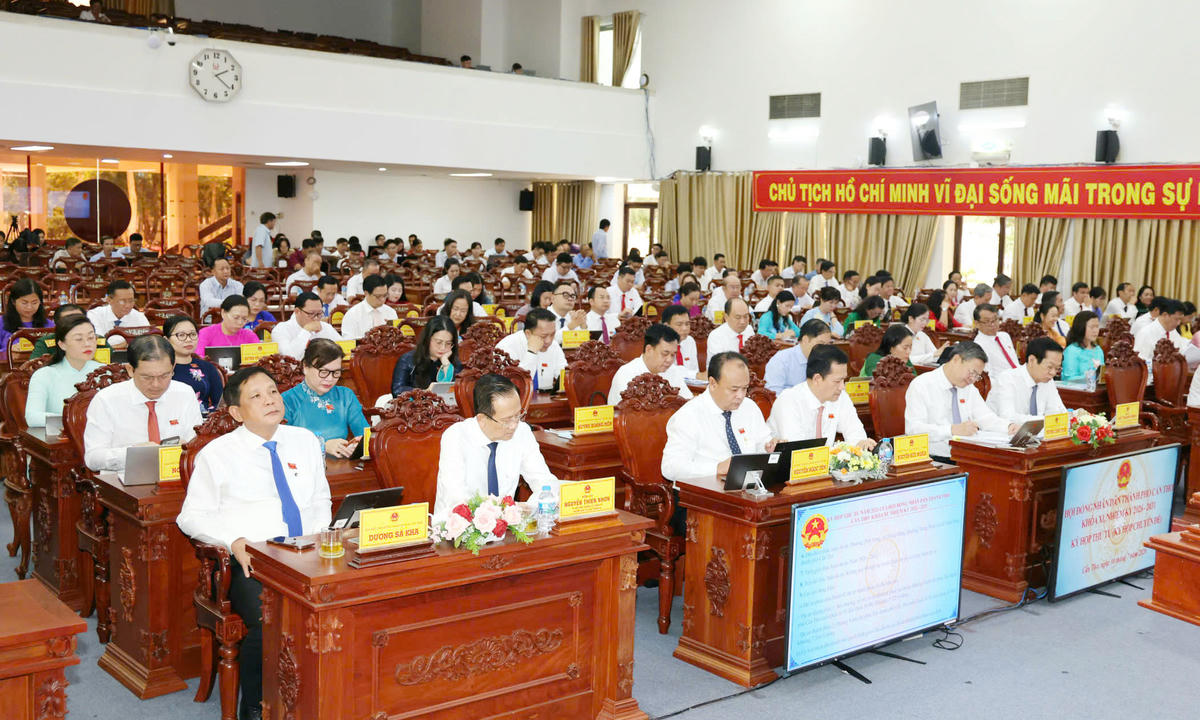 Các đại biểu tham dự kỳ họp thứ Tư (kỳ họp chuyên đề), HĐND TP Cần Thơ khóa 11, nhiệm kỳ 2026 – 2031, chiều 30/7. Ảnh Trung Phạm