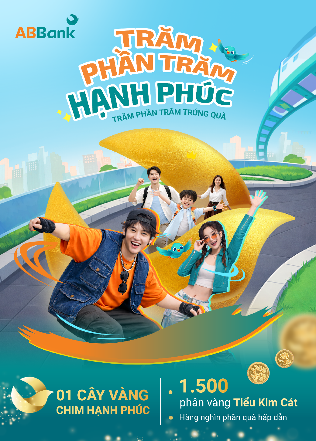 Cụ thể, khách hàng mở mới tài khoản trên ứng dụng Ngân hàng số ABBank sẽ nhận ngay 1 lượt mở hộp quà. Khách hàng hiện hữu có thể nhận thêm lượt quay khi duy trì số dư từ 5 triệu đồng trong 7 ngày hoặc gửi tiết kiệm online từ 200 triệu đồng (kỳ hạn từ 1 tháng, không tất toán trong 24h từ ngày mở sổ).