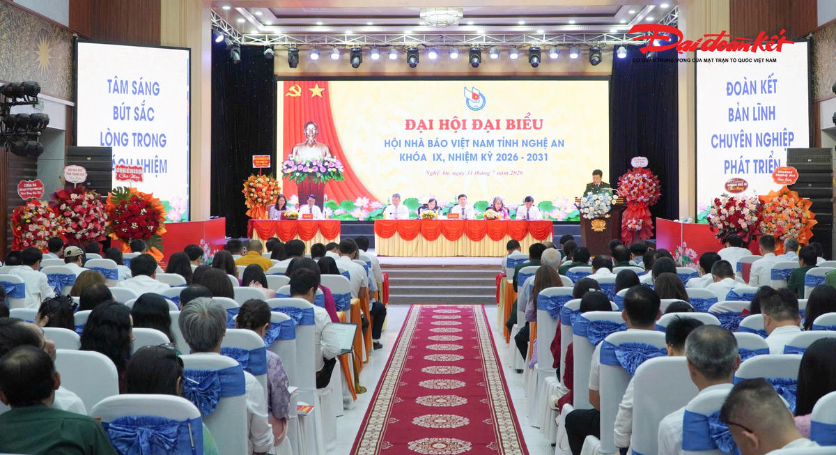 Đại hội Hội Nhà báo Việt Nam tỉnh Nghệ An khóa IX: Xây dựng đội ngũ người làm báo bản lĩnh, chuyên nghiệp, hiện đại