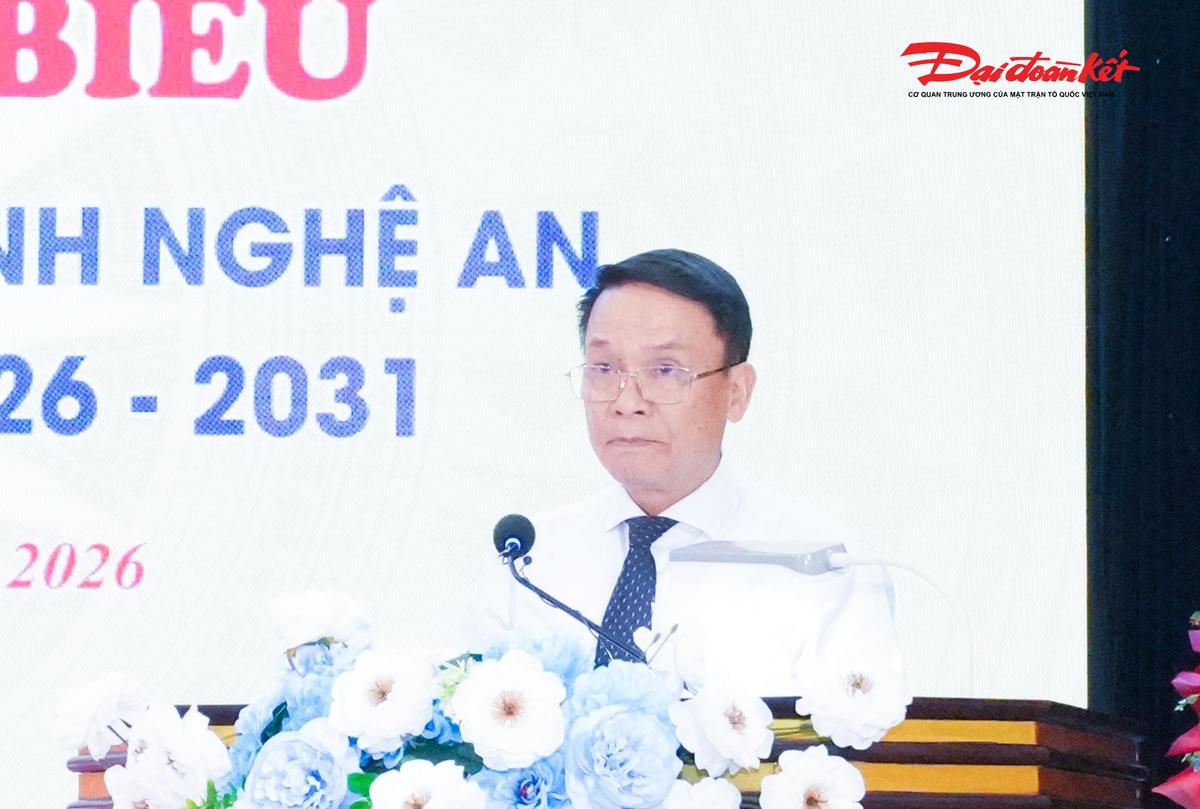 Ông Nguyễn Đức Lợi, nguyên Ủy viên Trung ương Đảng, Phó Chủ tịch Thường trực Hội Nhà báo Việt Nam phát biểu chỉ đạo tại Đại hội. Ảnh: ĐB