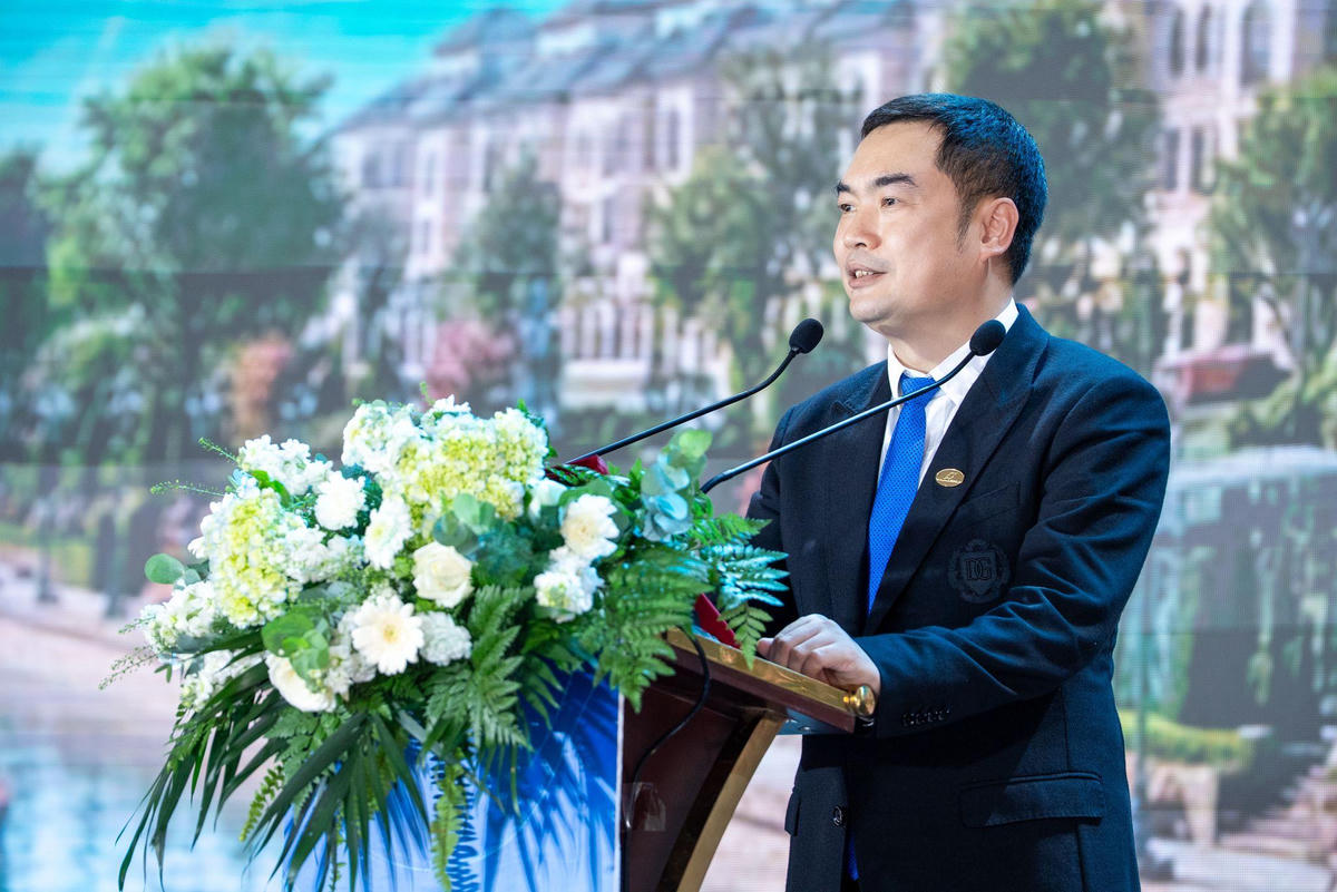 Ông Đỗ Văn Trường - PCT HĐQT Sunshine Group phát biểu tại sự kiện.
