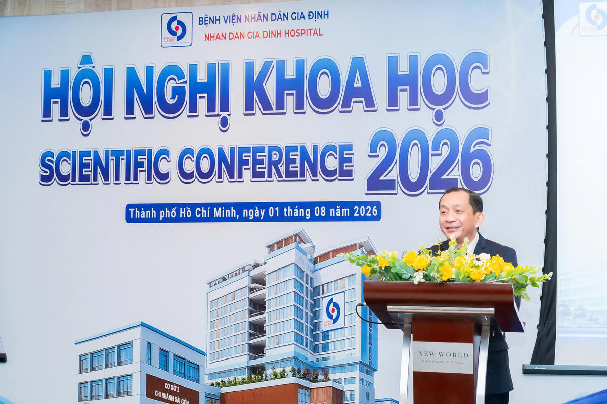 PGS.TS.BS Nguyễn Anh Dũng - Phó Giám đốc Sở Y tế TPHCM phát biểu tại hội nghị. Ảnh: M.T
