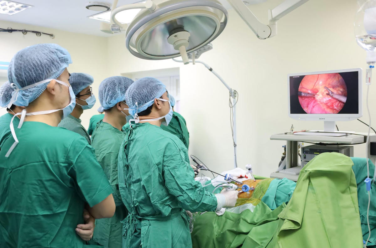 Ghép tạng cho người bệnh tại BV Việt Nam - Thuỵ Điển Uông Bí. Ảnh: BVCC.