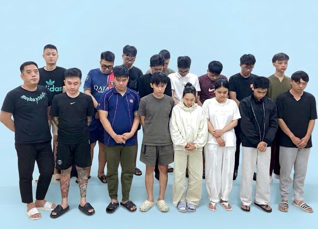 Cơ quan CSĐT Công an TP Hải Phòng bắt tạm giam các đối tượng liên quan đến vụ án. Ảnh: CATP.