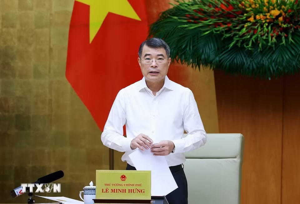 Thủ tướng Lê Minh Hưng chủ trì Phiên họp Chính phủ thường kỳ tháng 7 năm 2026. (Ảnh: Dương Giang/TTXVN) 