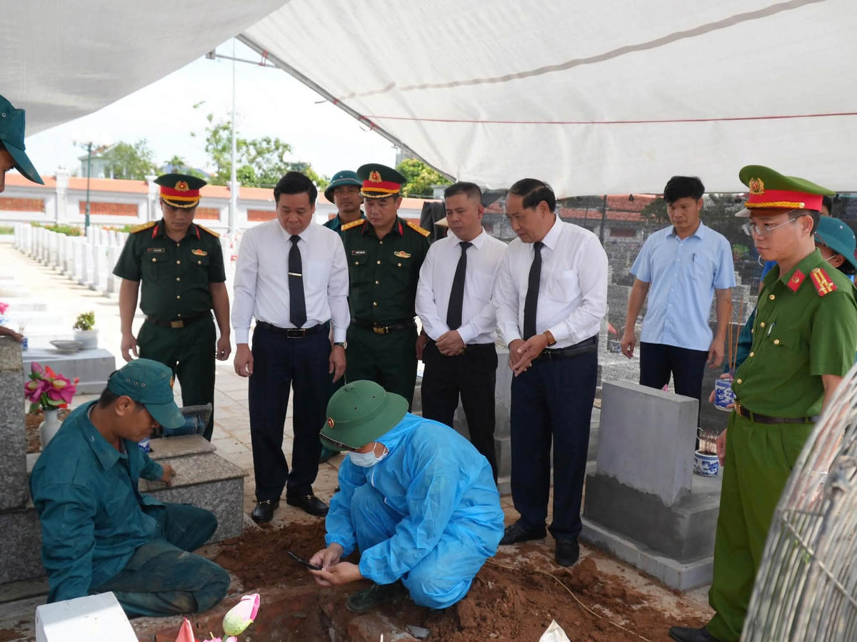 Hàng nghìn mẫu hài cốt được thu thập, mẫu ADN được thu nhận sẽ mở ra hy vọng tìm kiếm danh tính các liệt sĩ tại Ninh Bình. Ảnh: Đình Minh