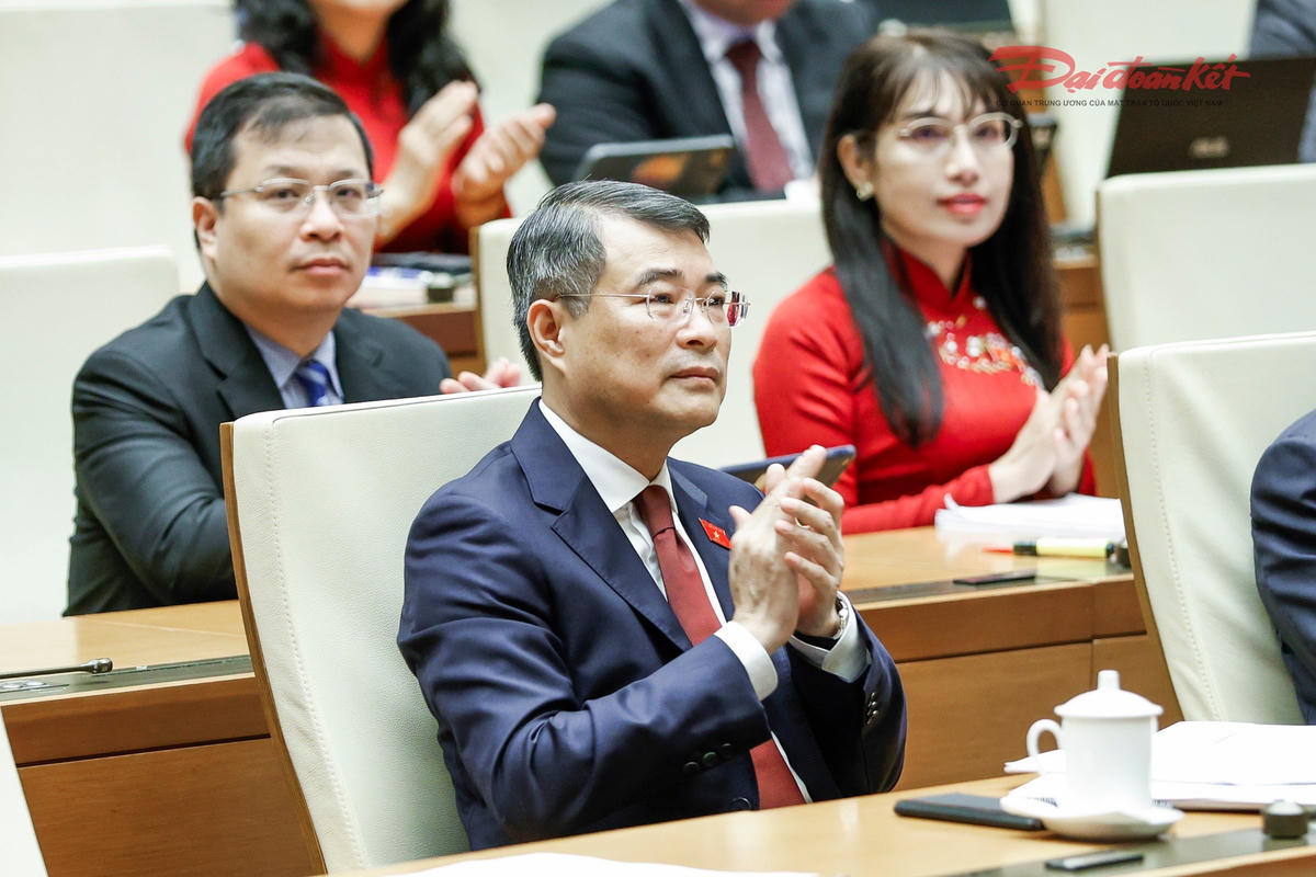 Thủ tướng Chính phủ Lê Minh Hưng dự phiên khai mạc kỳ họp không thường lệ thứ Nhất, Quốc hội khóa XVI. Ảnh: Quang Vinh