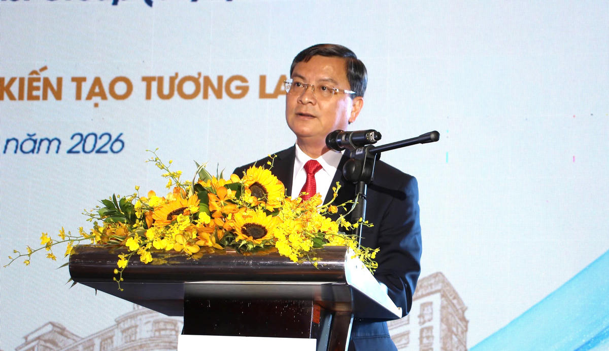 Ông Nguyễn Công Vinh - Phó Chủ tịch UBND TPHCM phát biểu tại buổi lễ. Ảnh: M.D