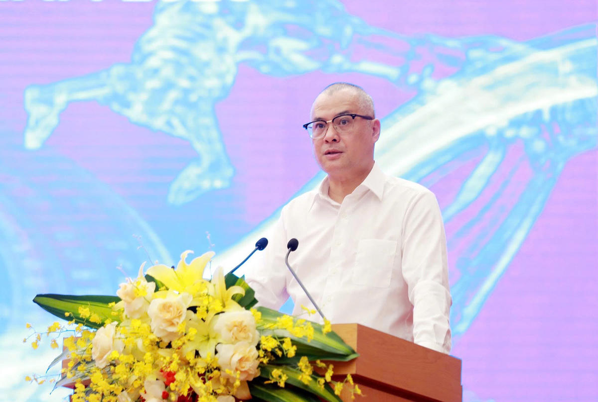 Bí thư Tỉnh uỷ Phú Thọ Phạm Đại Dương phát biểu tại Hội nghị.
