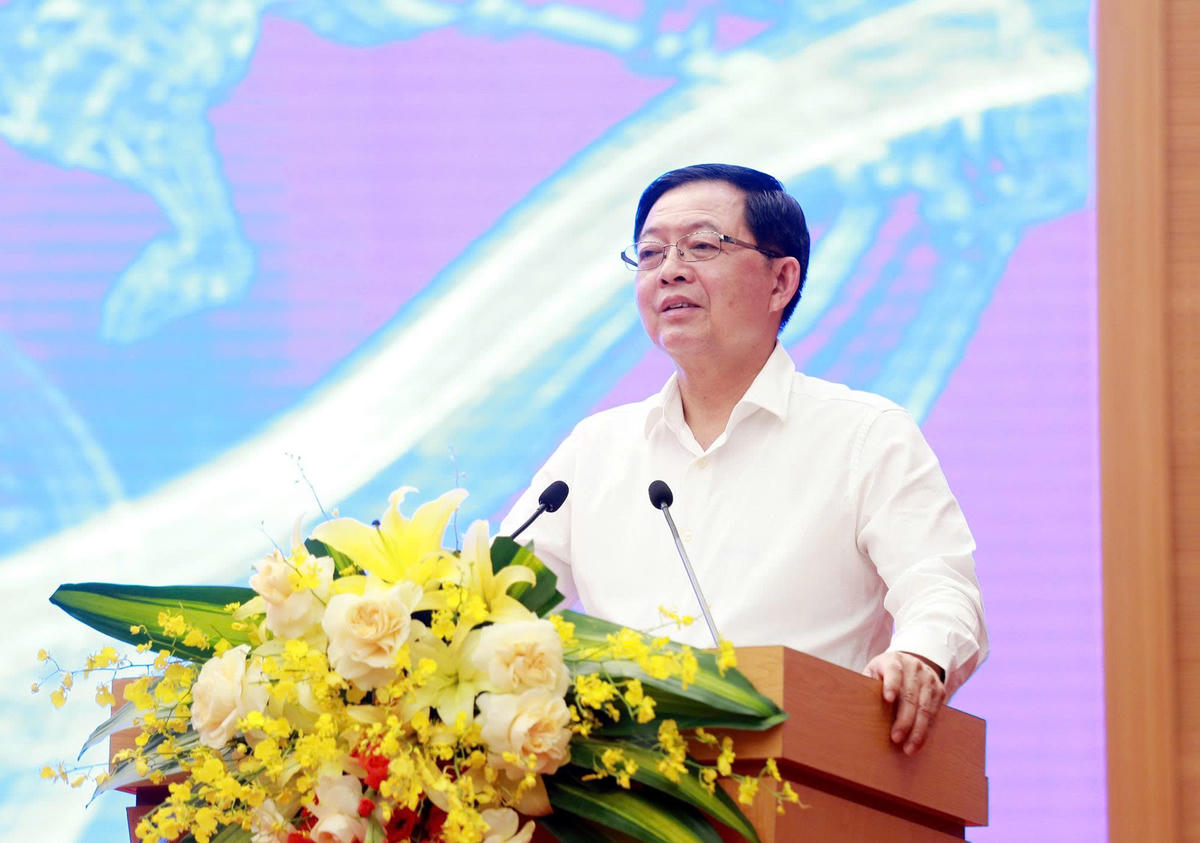Phó Thủ tướng Hồ Quốc Dũng phát biểu tại Hội nghị. Ảnh: CTV.