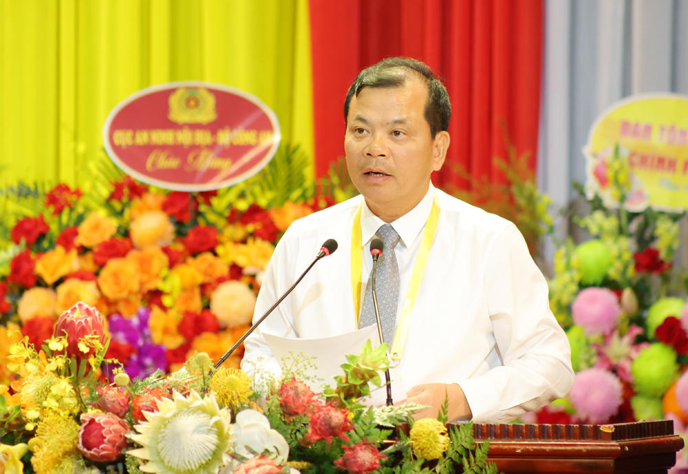 Ông Phan Thế Tuấn, Tỉnh ủy viên, Phó Chủ tịch UBND tỉnh Bắc Ninh phát biểu tại đại hội. Ảnh: BBN