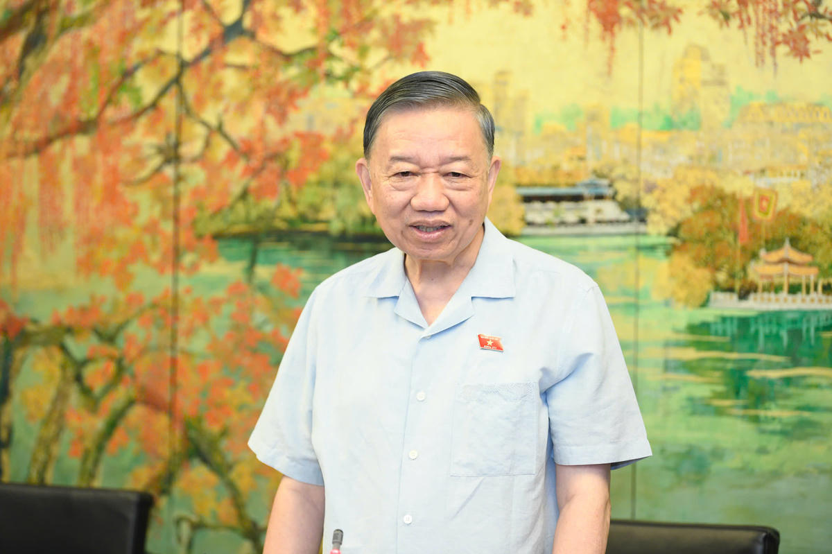 Tổng Bí thư, Chủ tịch nước Tô Lâm phát biểu tại Tổ (Ảnh: Quang Vinh)