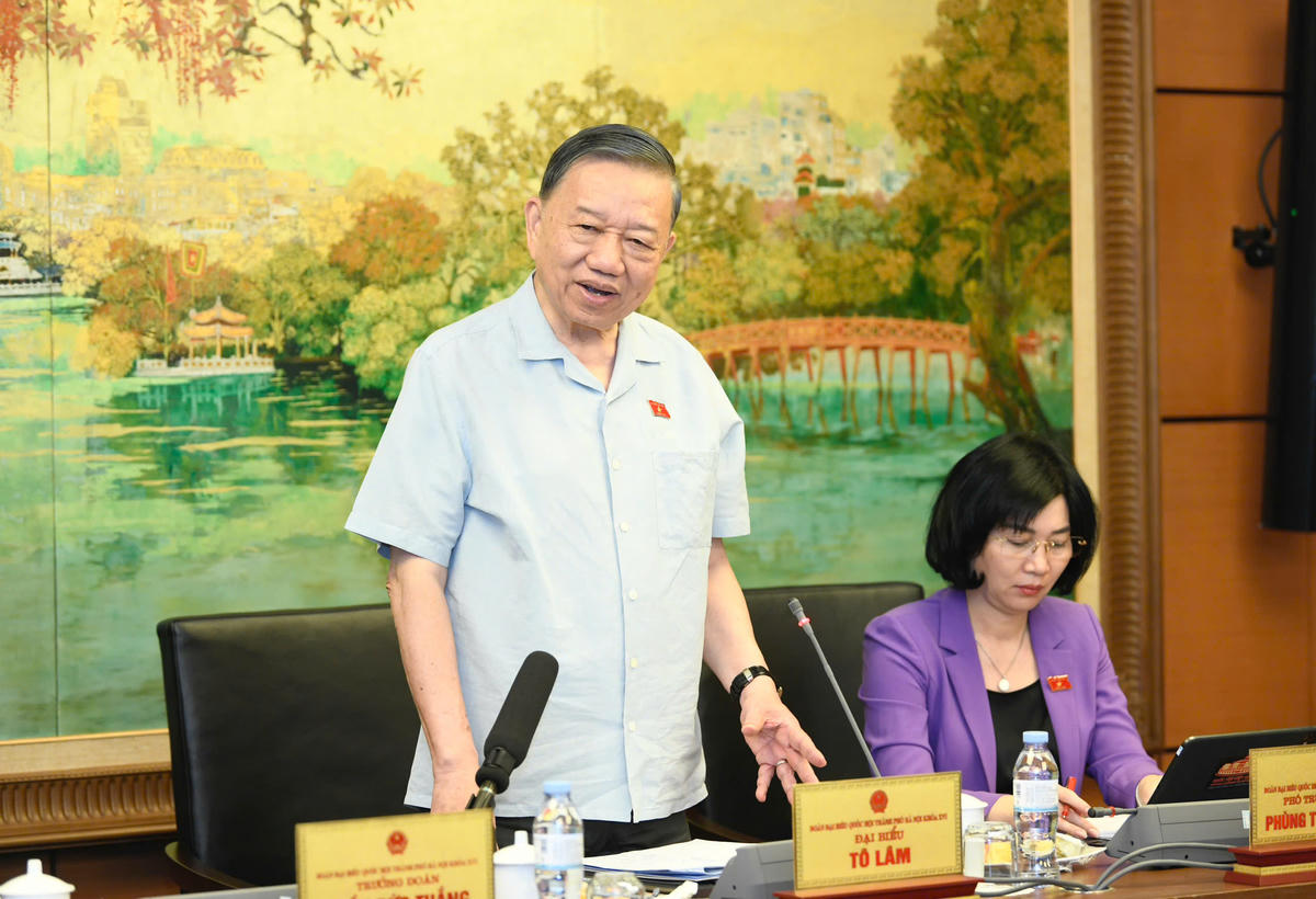 Tổng Bí thư, Chủ tịch nước Tô Lâm phát biểu tại Tổ (Ảnh: Quang Vinh)