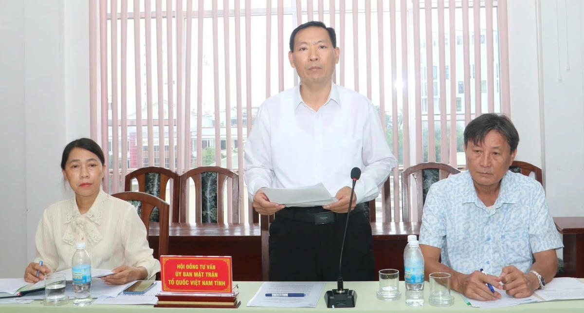 Hội đồng tư vấn đóng góp ý kiến tại hội nghị.