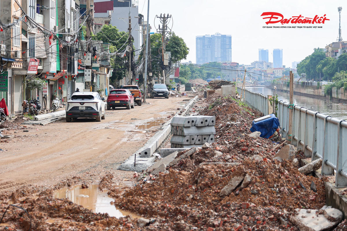 Kênh La Khê tăng tốc cán đích, hoàn thiện hệ thống chống ngập phía Tây Hà Nội
