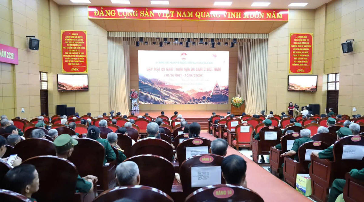 Quang cảnh buổi gặp mặt. Ảnh: MTTQ Lào Cai.