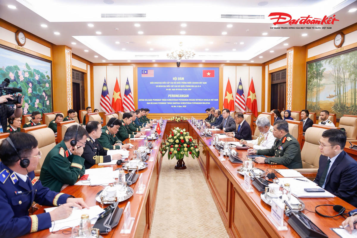 Quang cảnh hội đàm. Ảnh: Quang Vinh
