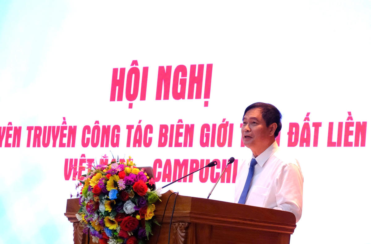 Ông Phan Xuân Thủy - Phó Trưởng ban Tuyên giáo Trung ương phát biểu kết luận hội nghị. Ảnh: Q.Đ