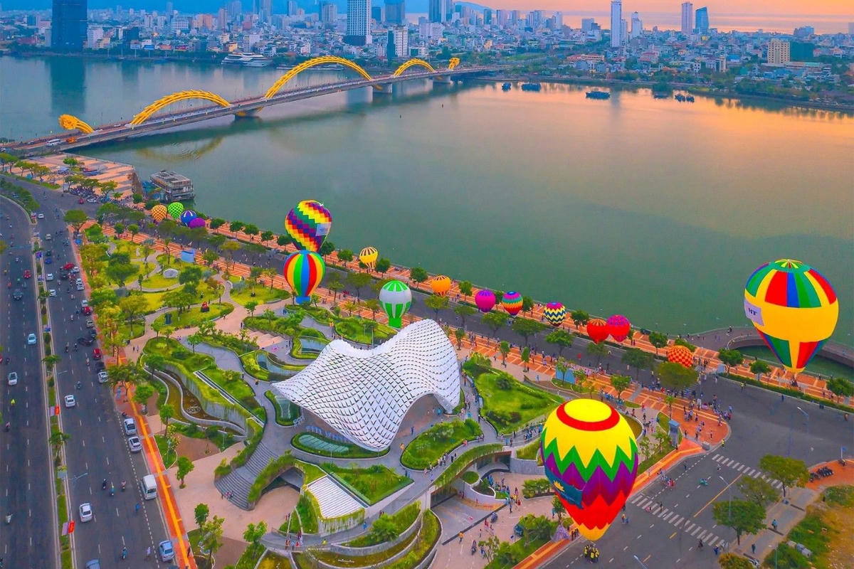 Công viên APEC. Ảnh: Nguyễn Tú.
