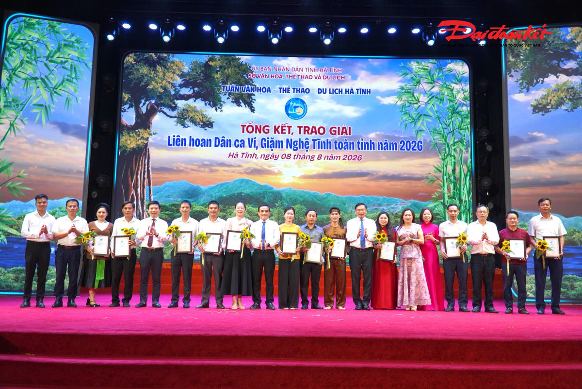 Hà Tĩnh tôn vinh các Đại sứ Văn hóa đọc, lan tỏa giá trị Dân ca Ví, Giặm Nghệ Tĩnh