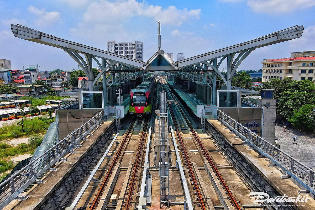 Tuyến metro Nhổn – Ga Hà Nội phục vụ gần 14,2 triệu lượt hành khách sau 2 năm khai thác thương mại.